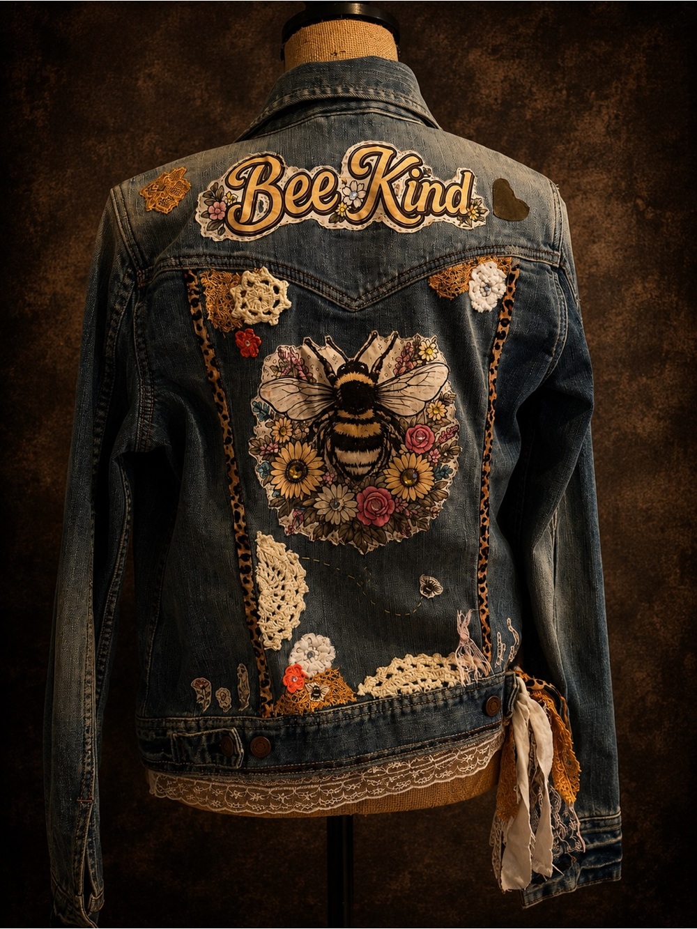 Bee Denim Jacket boho bohemian